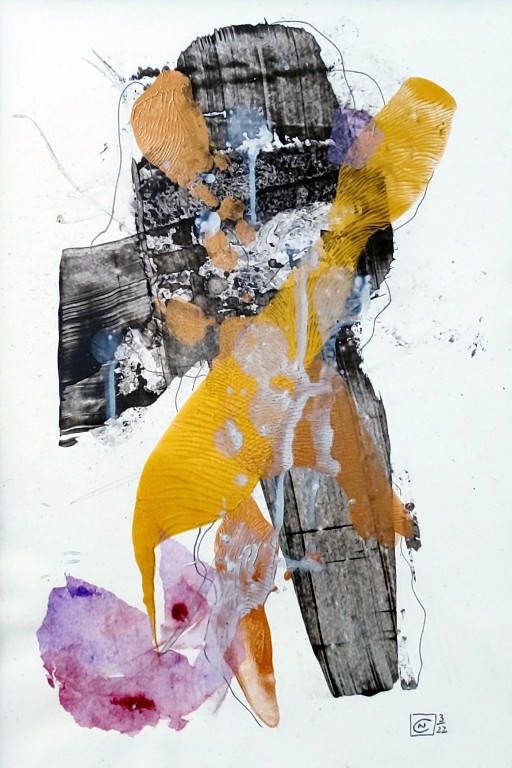 20x30. acryl auf steinpapier